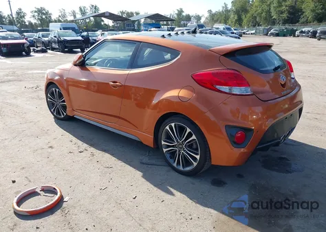 2016 Hyundai Veloster Turbo из США, поврежденный, VIN KMHTC6AE1GU293505